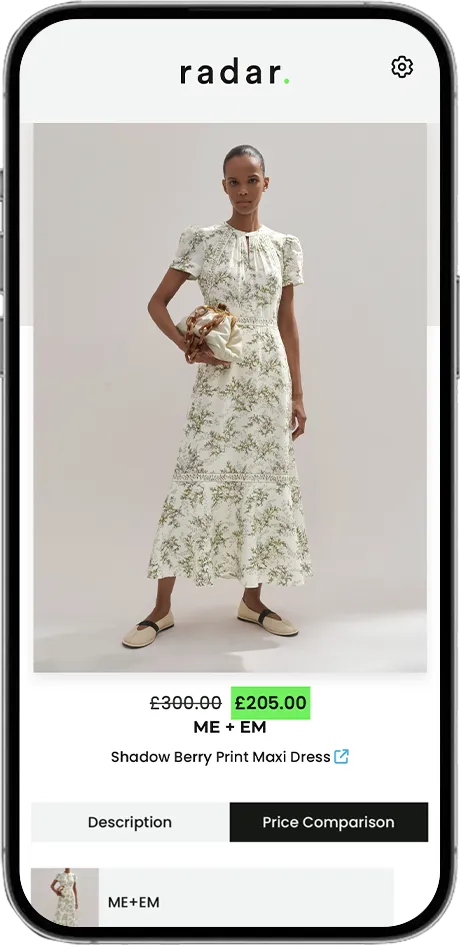 Maxi dress on Radar